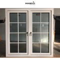California modern grill design sound proof French casement windows with decorative